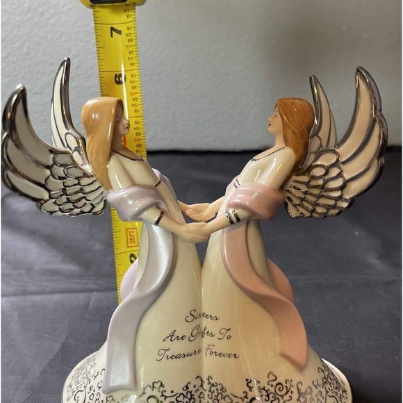 Bradford Editions Musical Figurine Kindred Spirits Sisters Are Gifts To Treasure - Picture 5 of 9